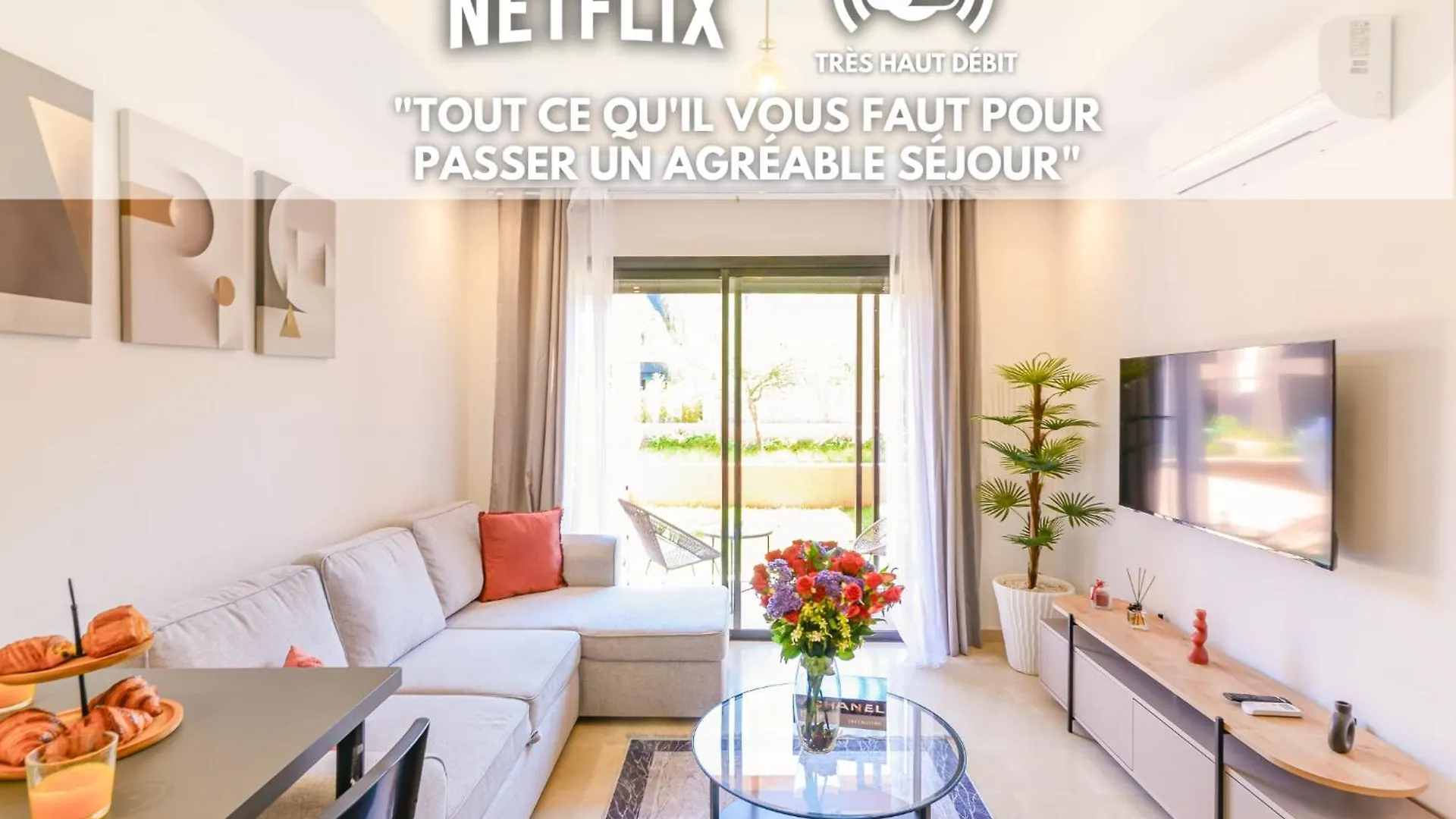 Lina Cosy - Clim, Wifi, Jardin A 10Min De L'Aeroport Apartment Marrakesh 0*,  Morocco